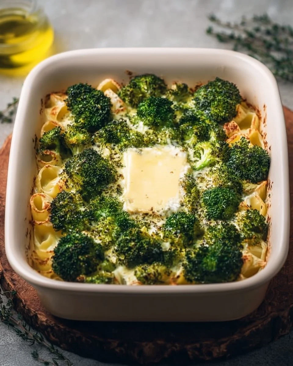 Baked Feta and Broccoli Pasta