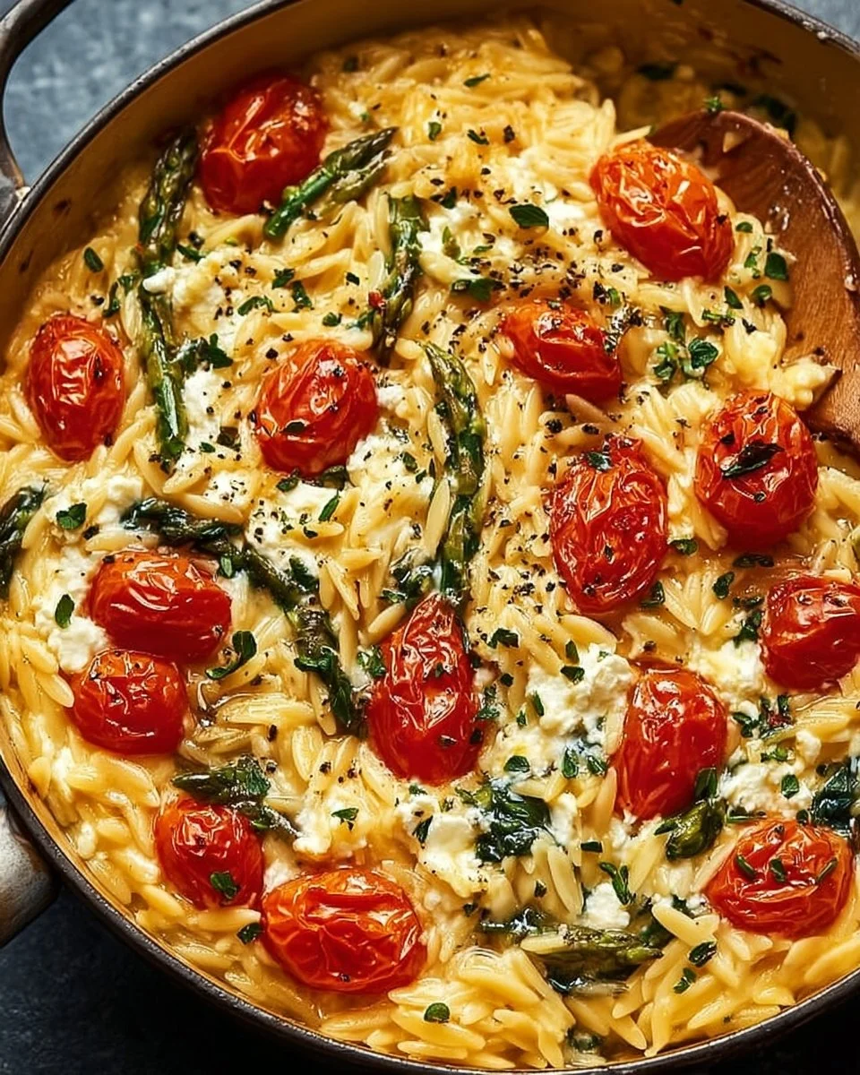 Baked Feta Orzo