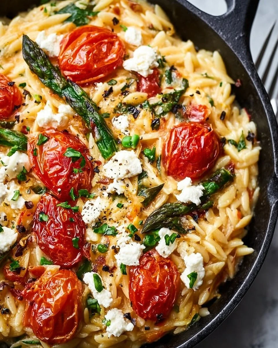 Baked Feta Orzo