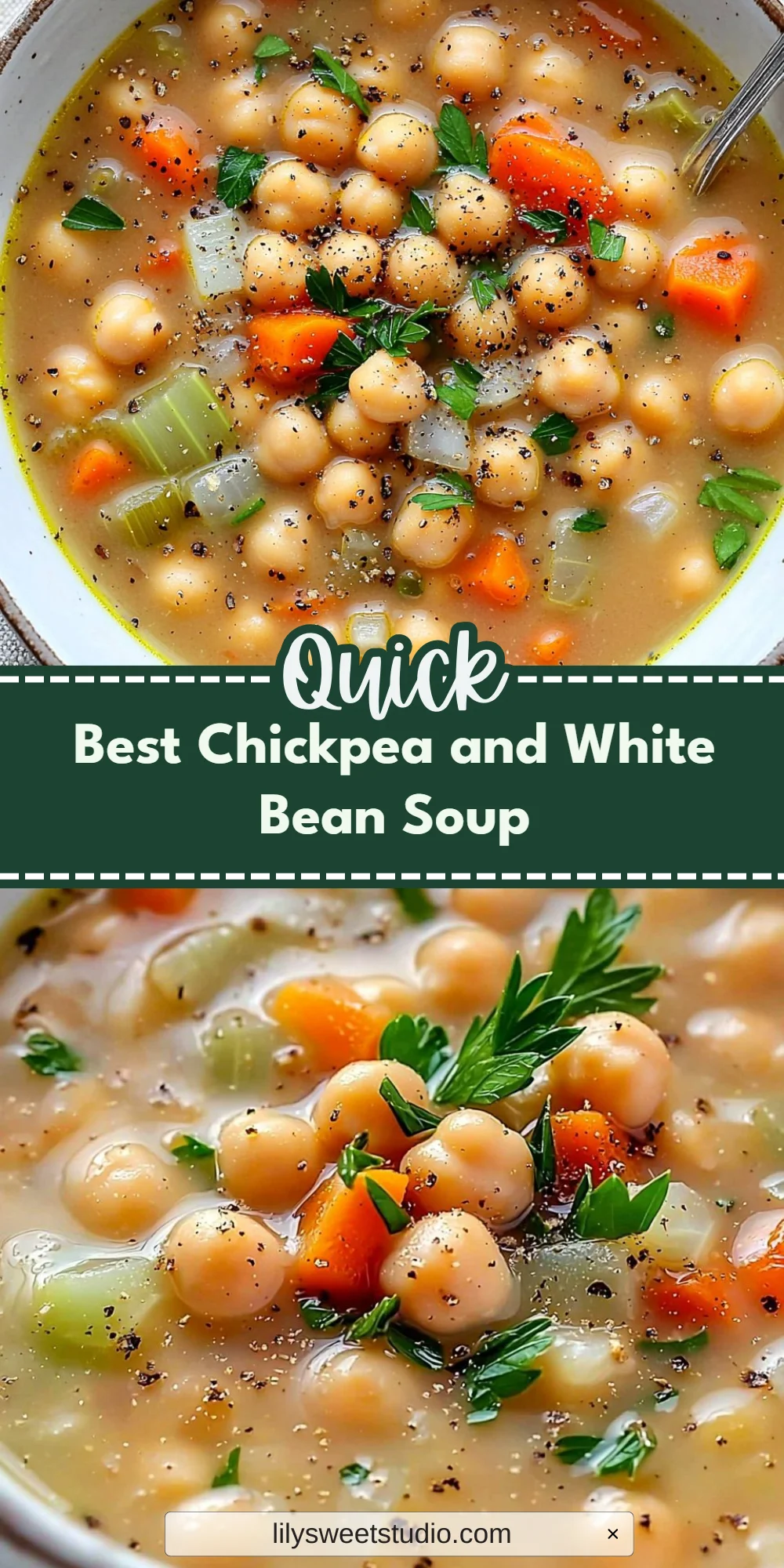 Best Chickpea and White Bean Soup