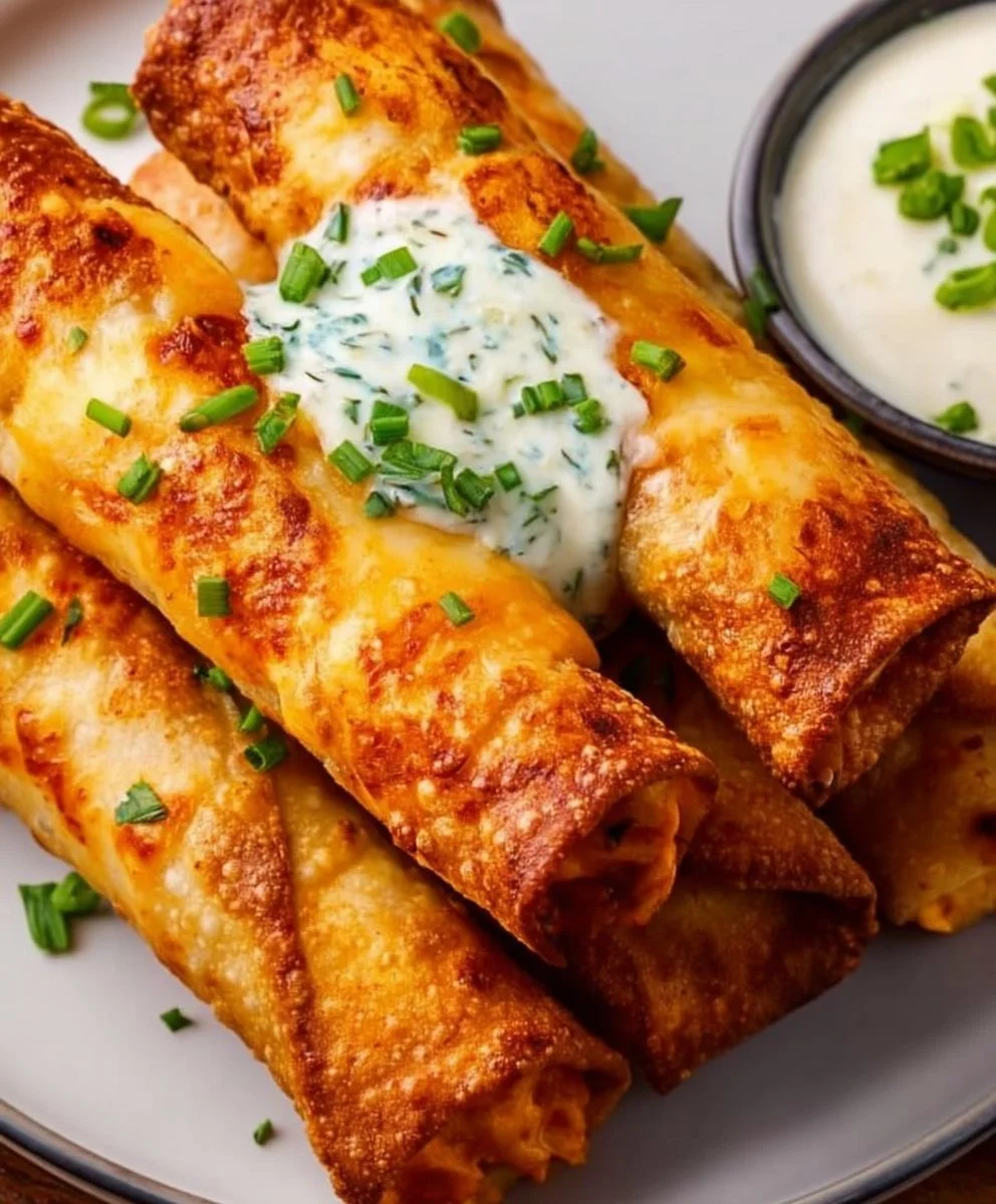 Buffalo Chicken Taquitos