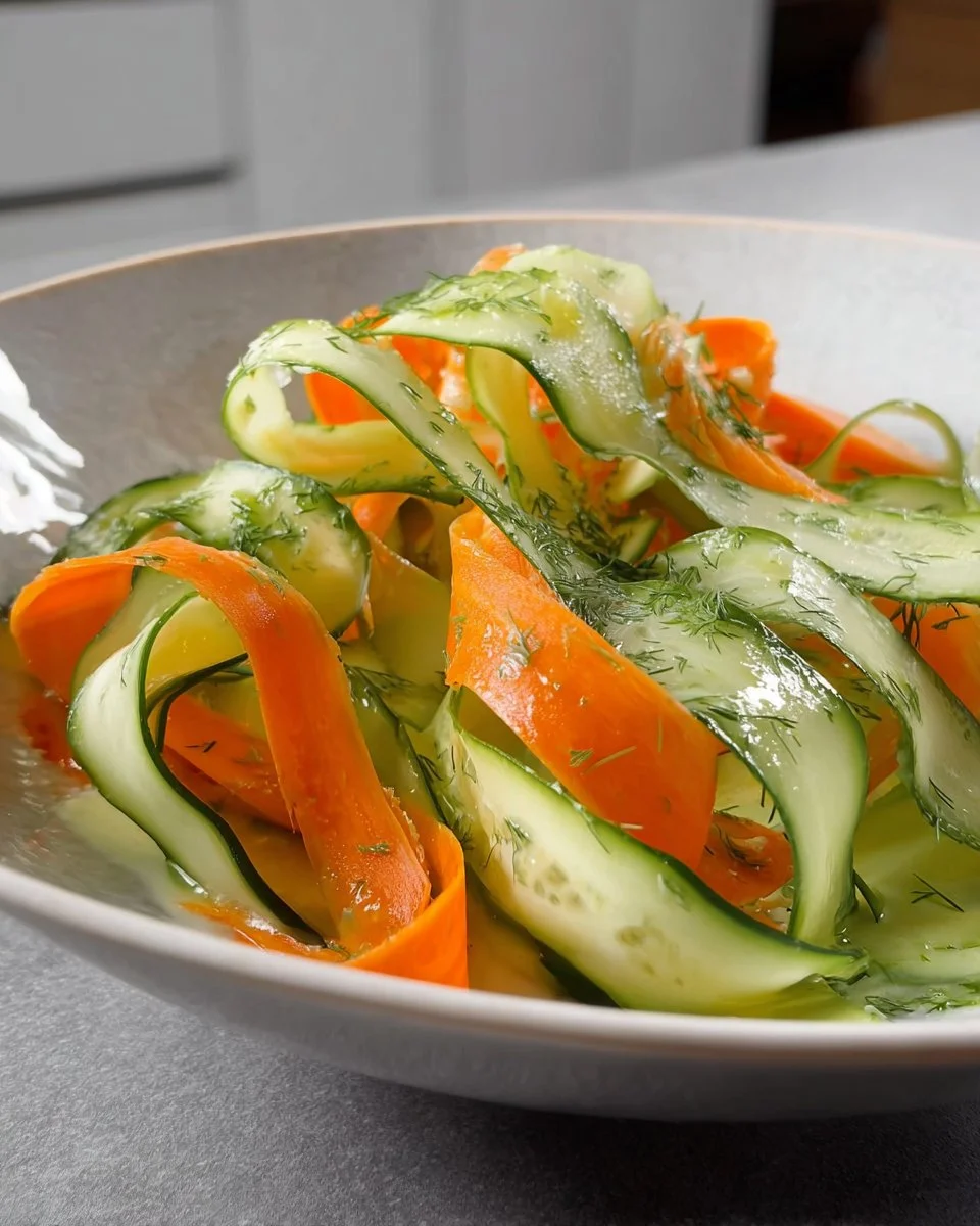 Carrot & Cucumber Ribbon Salad