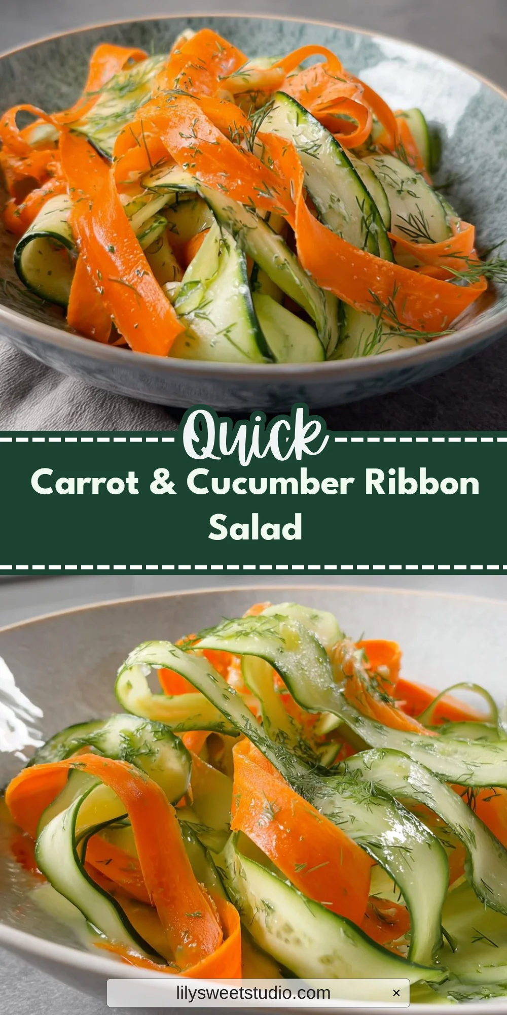 Carrot & Cucumber Ribbon Salad