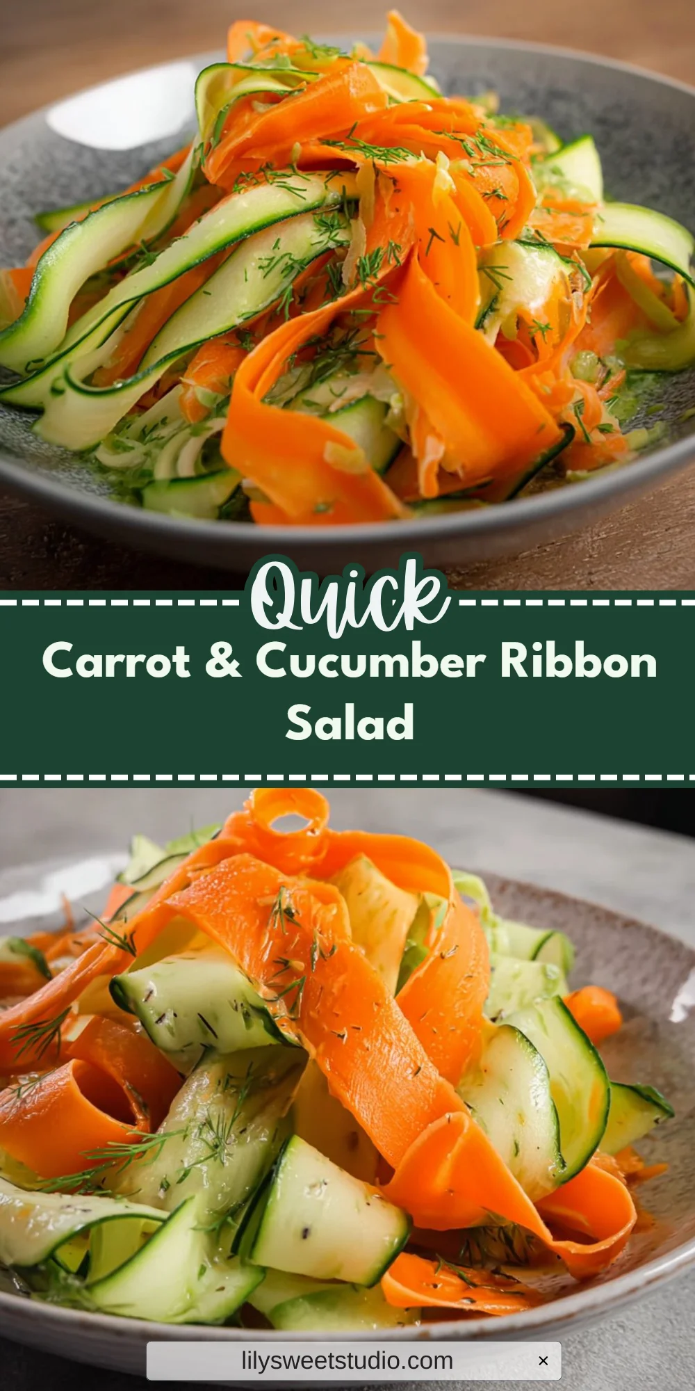 Carrot & Cucumber Ribbon Salad