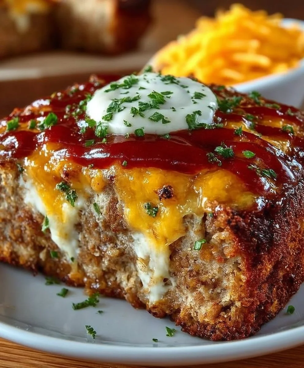 Cheesy Meatloaf Casserole