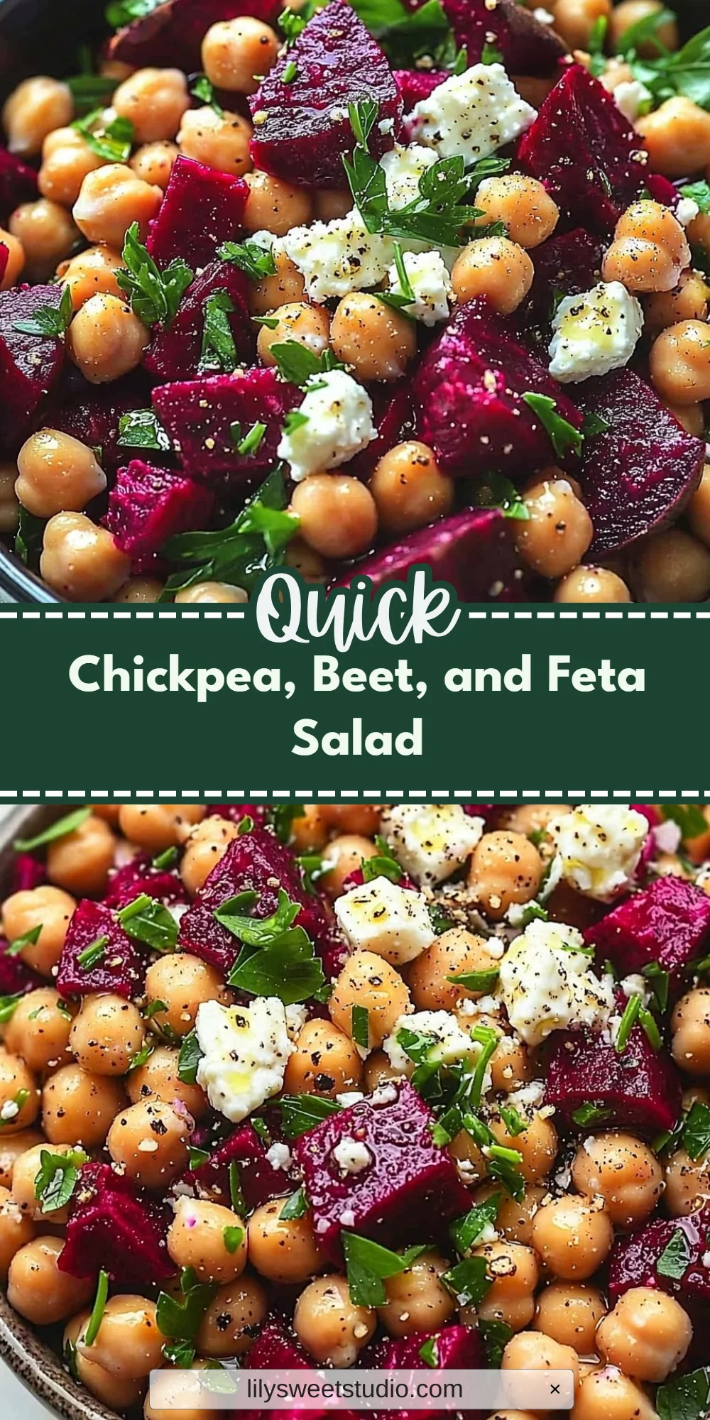 Chickpea, Beet, and Feta Salad