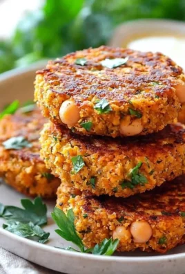 Delicious homemade chickpea fritters served on a plate.