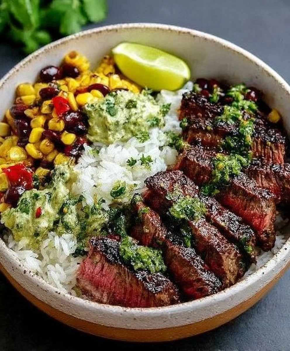 Cilantro Lime Steak Bowls
