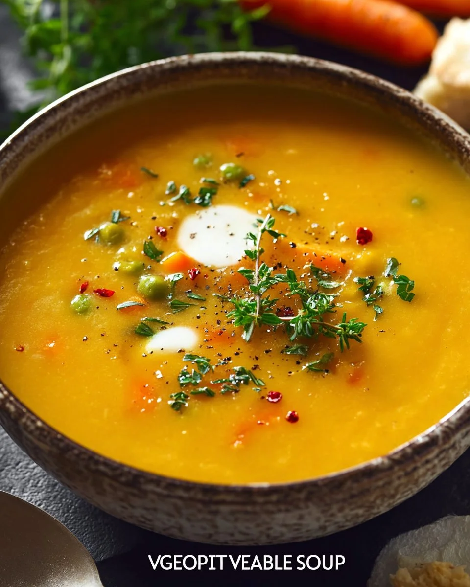 Comforting One-Pot Creamy Vegetable Soup