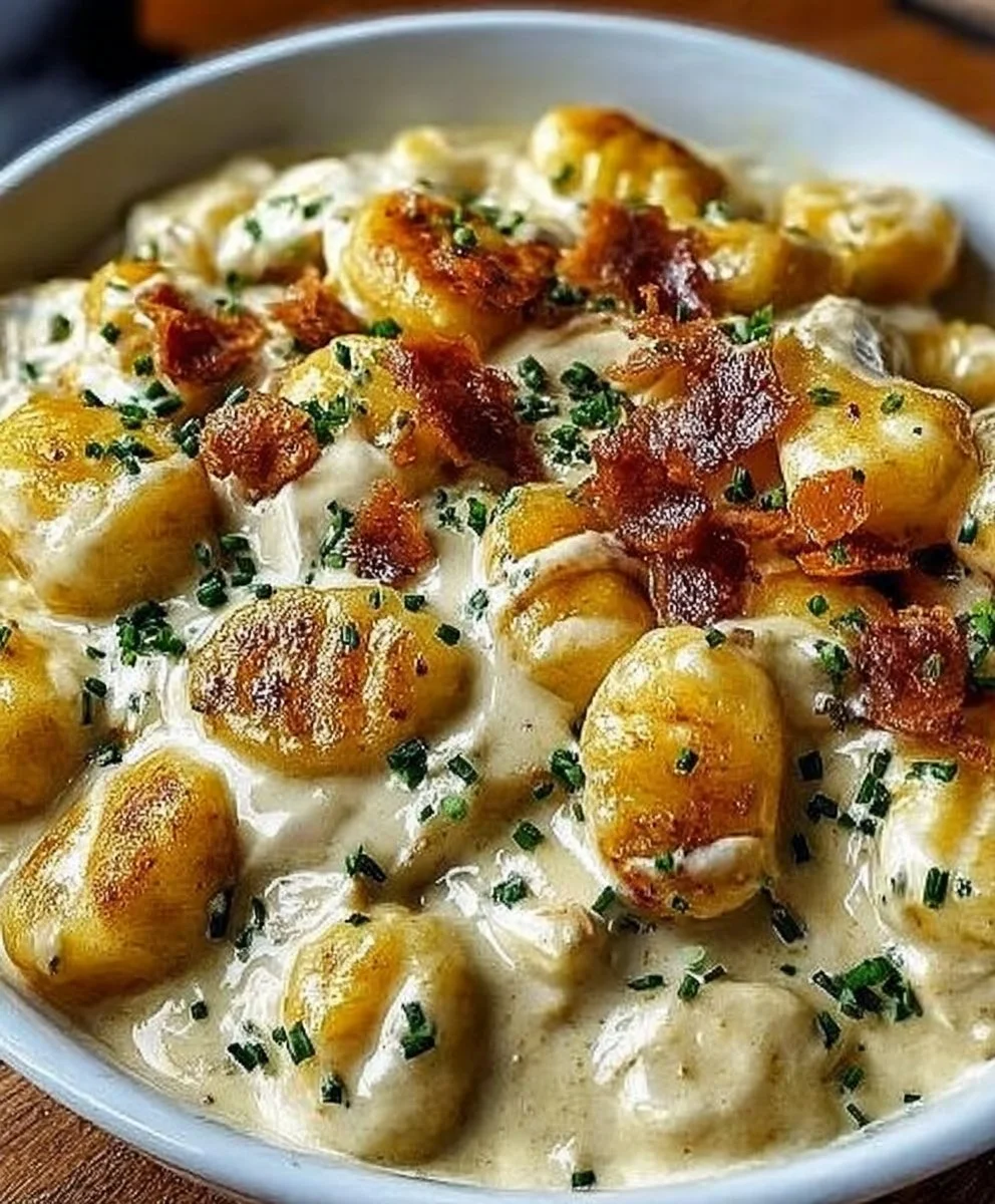 Creamy Crack Chicken Gnocchi