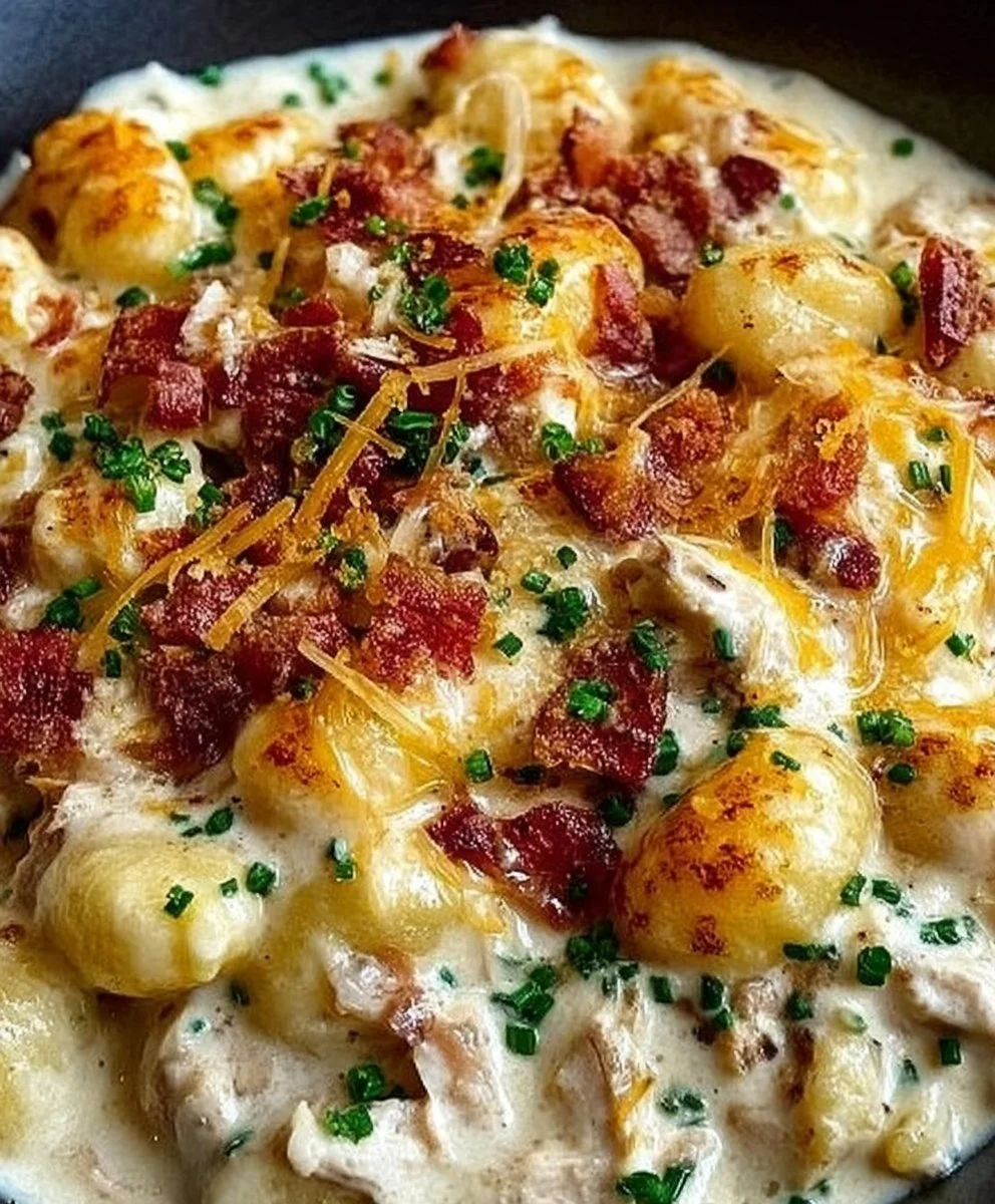 Creamy Crack Chicken Gnocchi