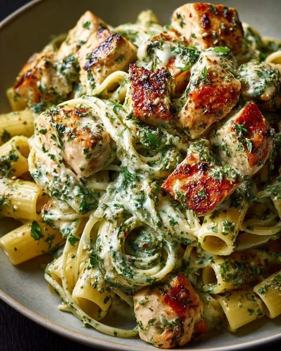 Creamy Pesto Chicken Pasta