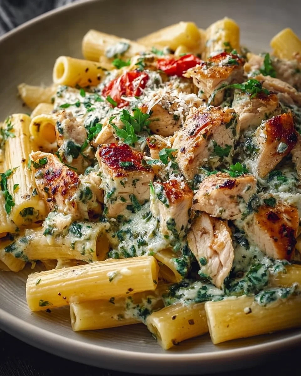 Creamy Pesto Chicken Pasta