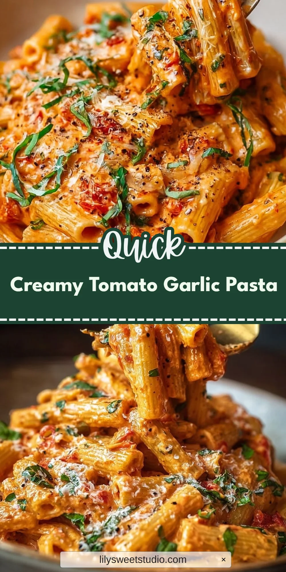 Creamy Tomato Garlic Pasta