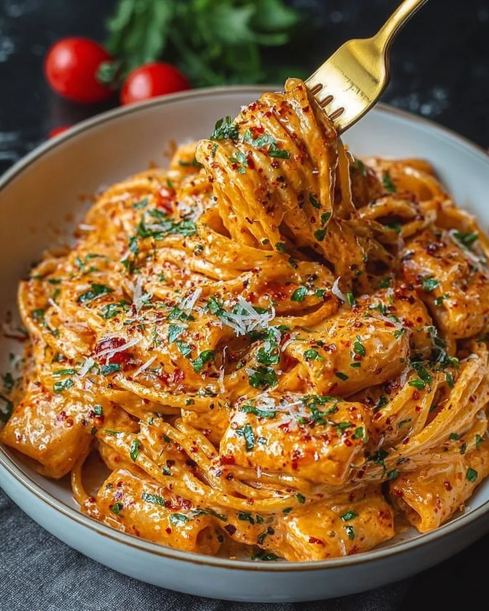 Creamy Tomato Garlic Pasta