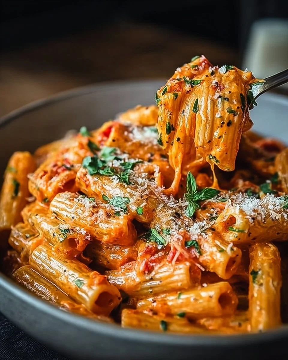 Creamy Tomato Garlic Pasta