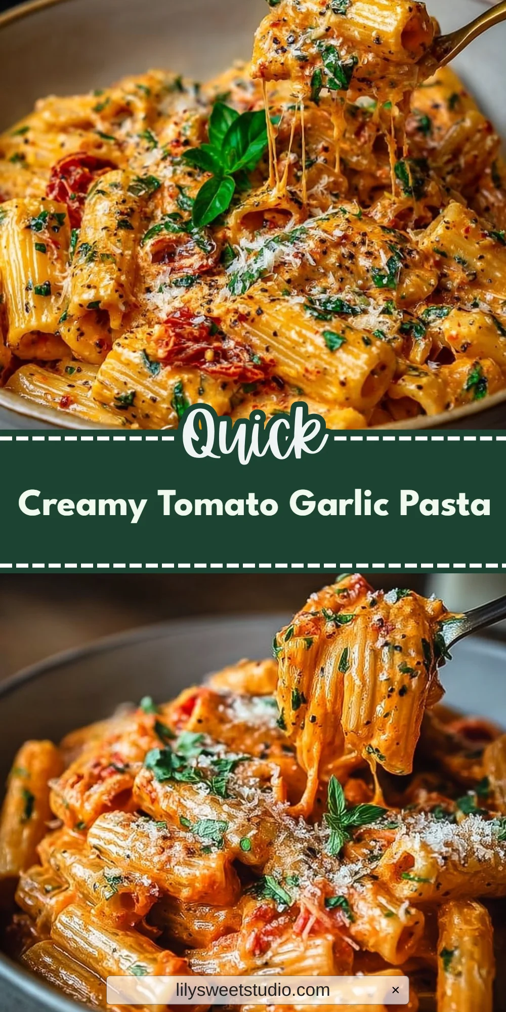 Creamy Tomato Garlic Pasta