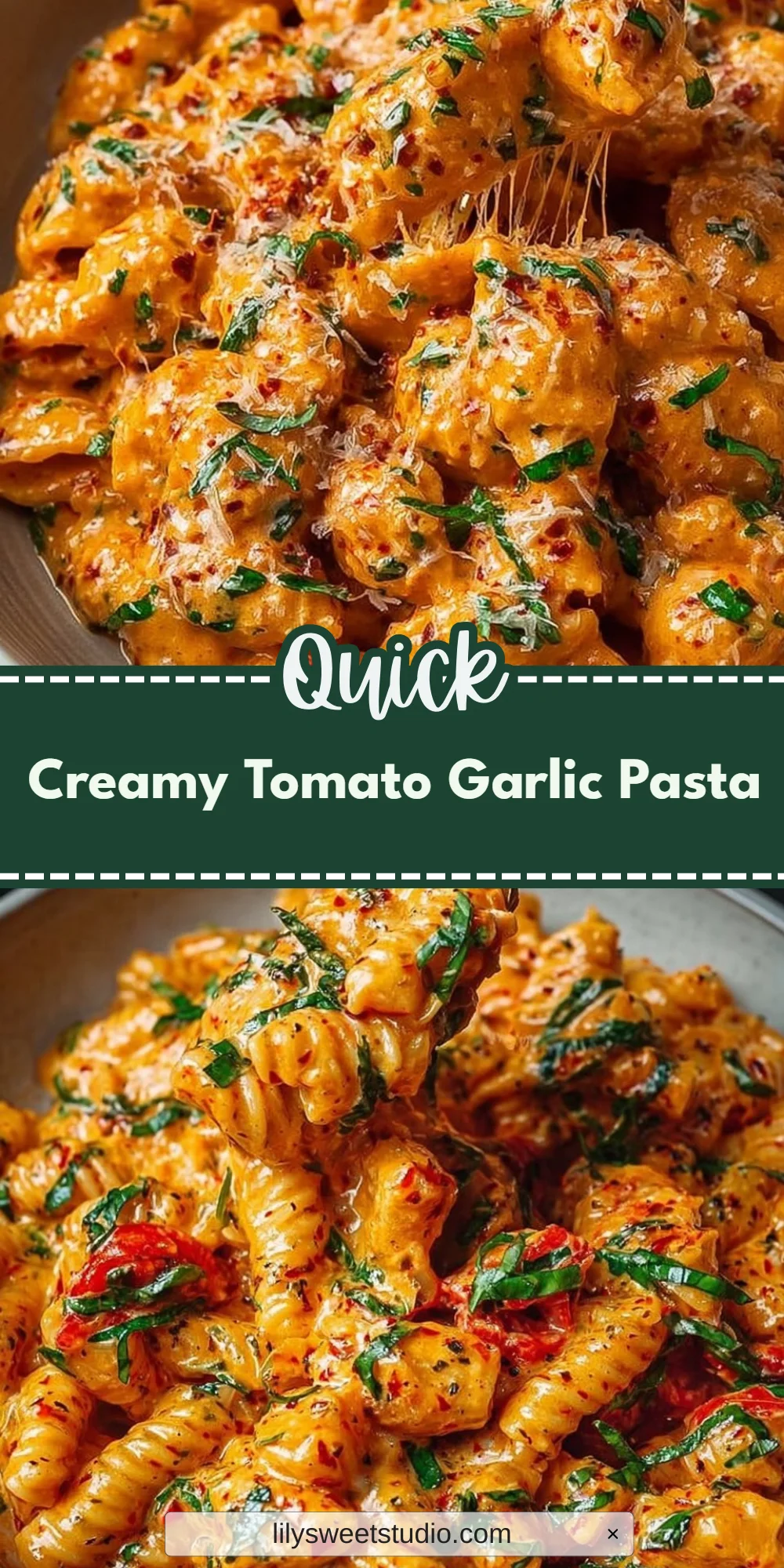 Creamy Tomato Garlic Pasta