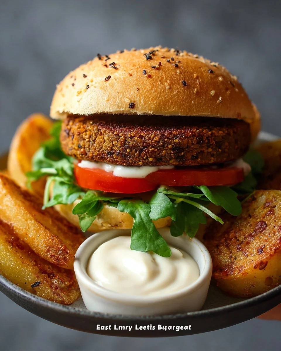 Easy 6-Ingredient Lentil Burgers