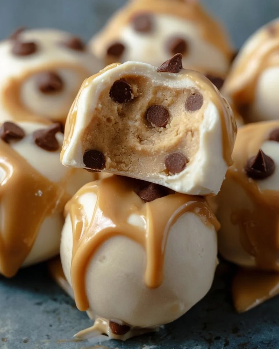 Frozen Greek Yogurt Peanut Butter Bites