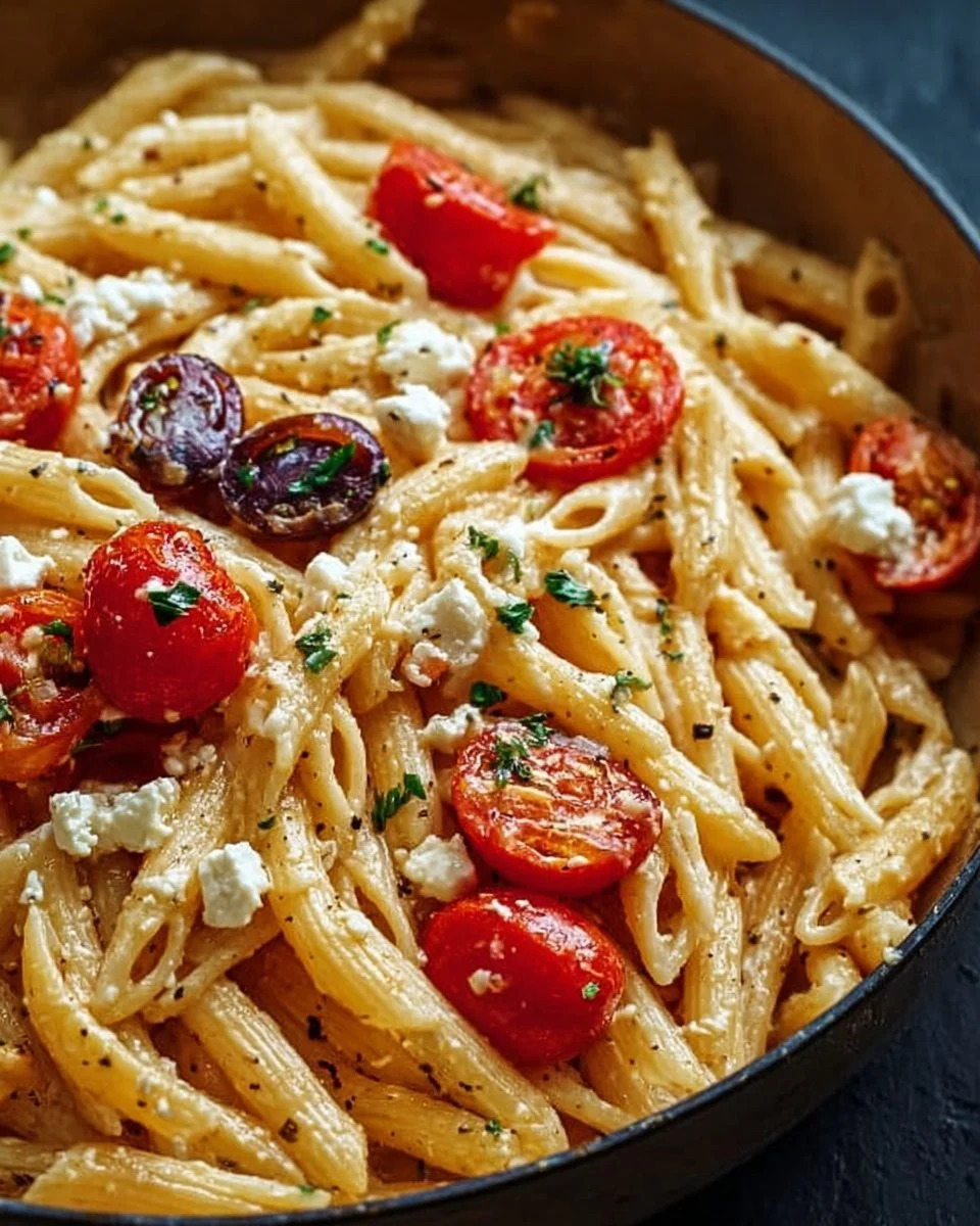 Greek Pasta with Feta