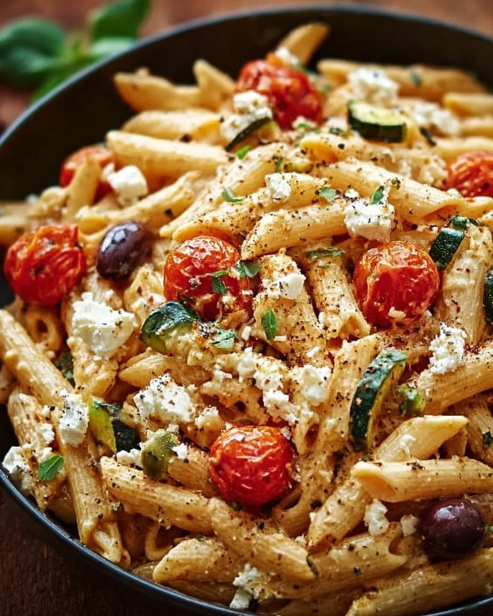Greek Pasta with Feta