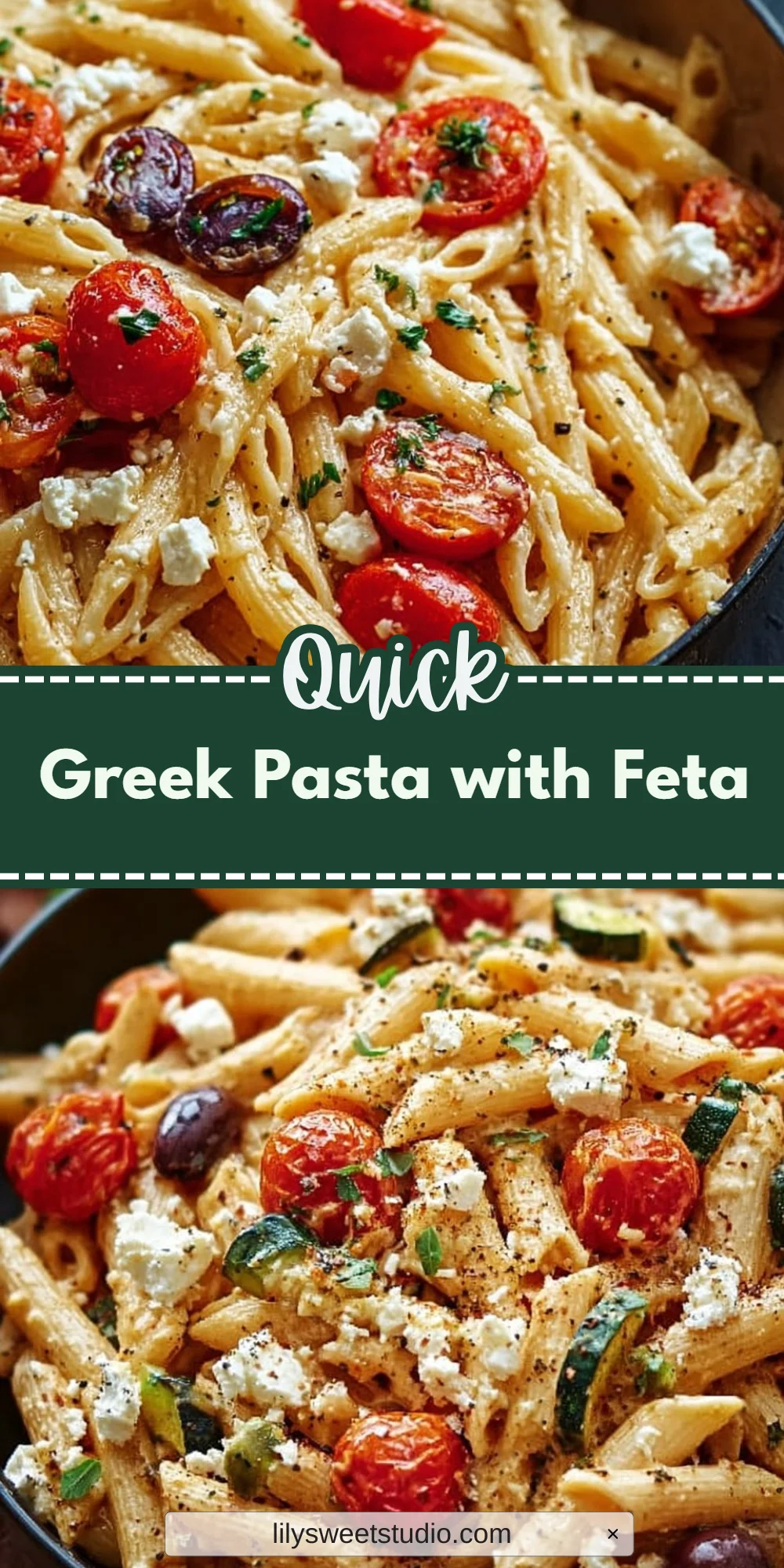 Greek Pasta with Feta