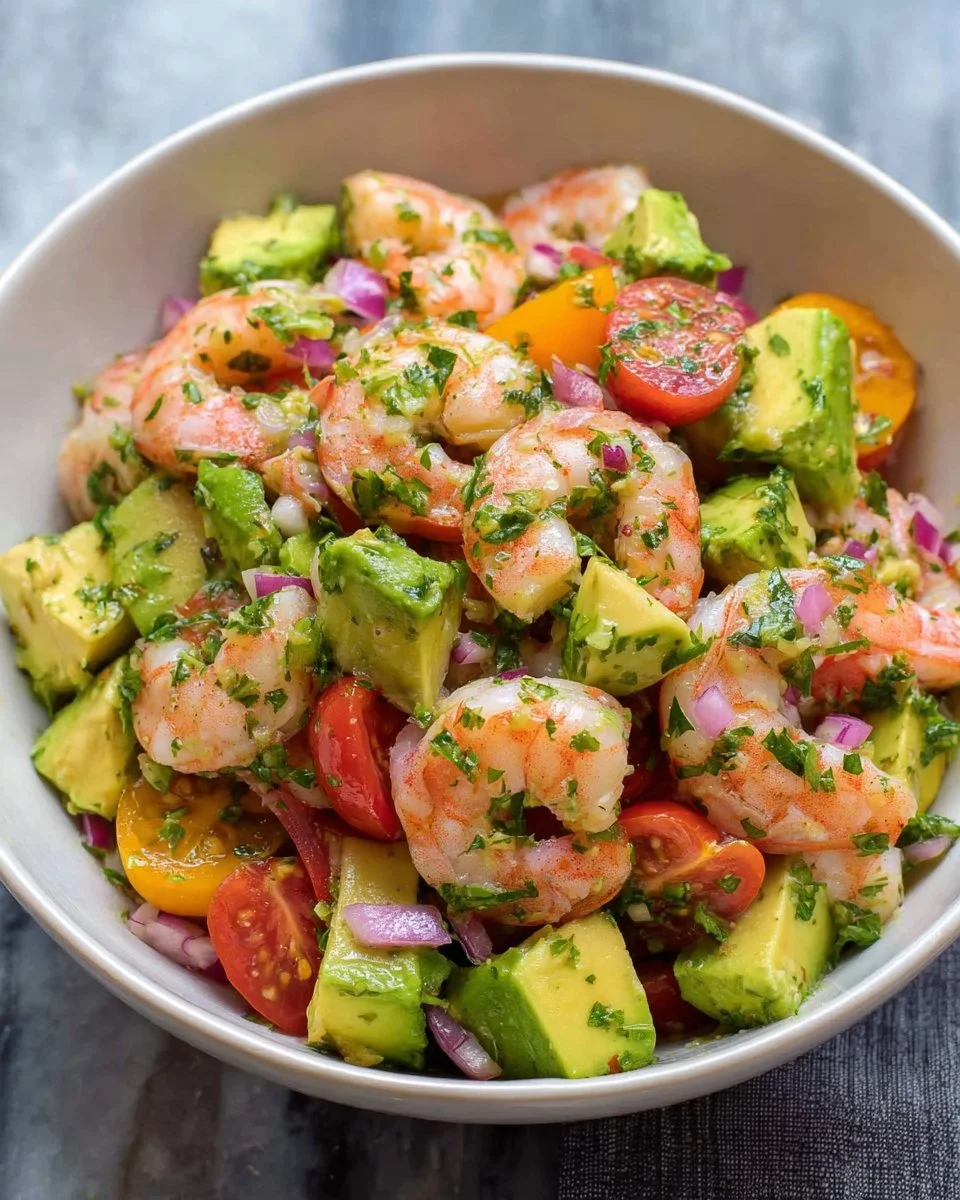 Healthy Shrimp Avocado Salad