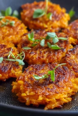 Delicious and healthy sweet potato hash browns served on a plate