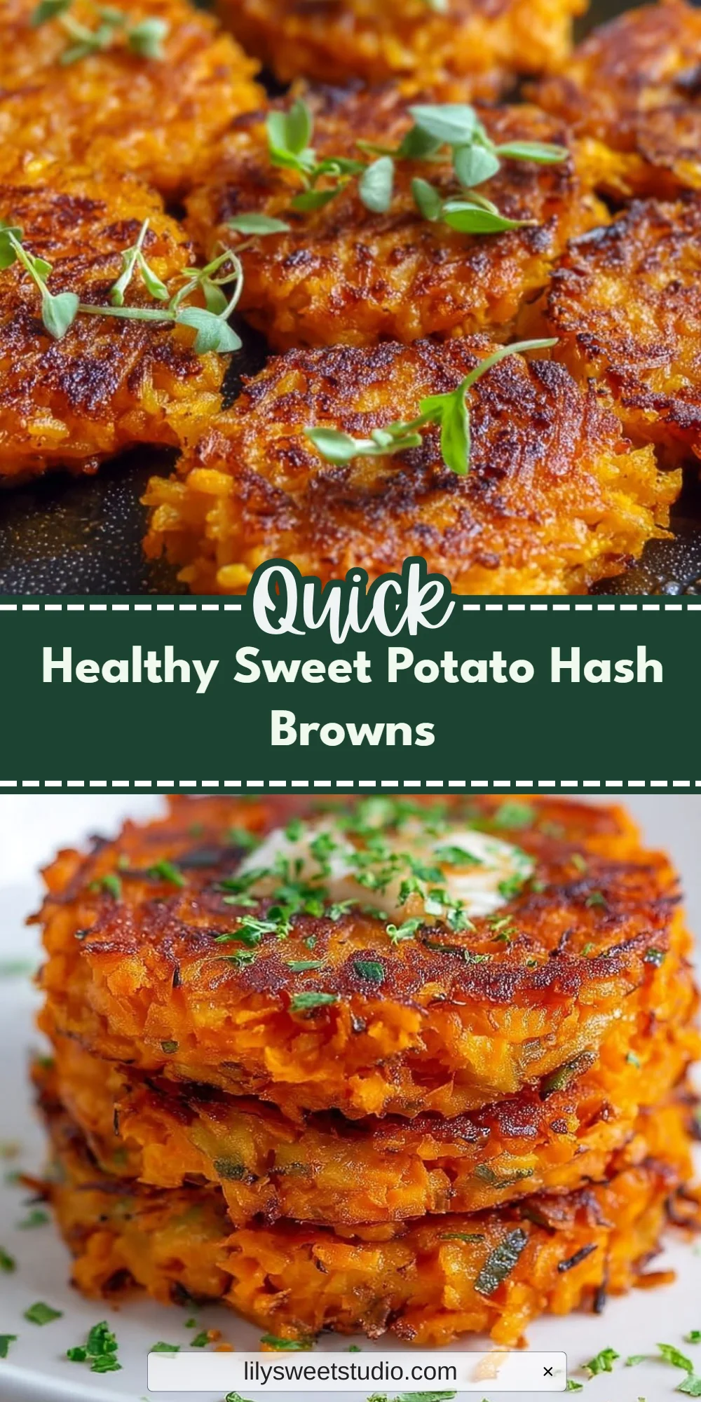 Healthy Sweet Potato Hash Browns