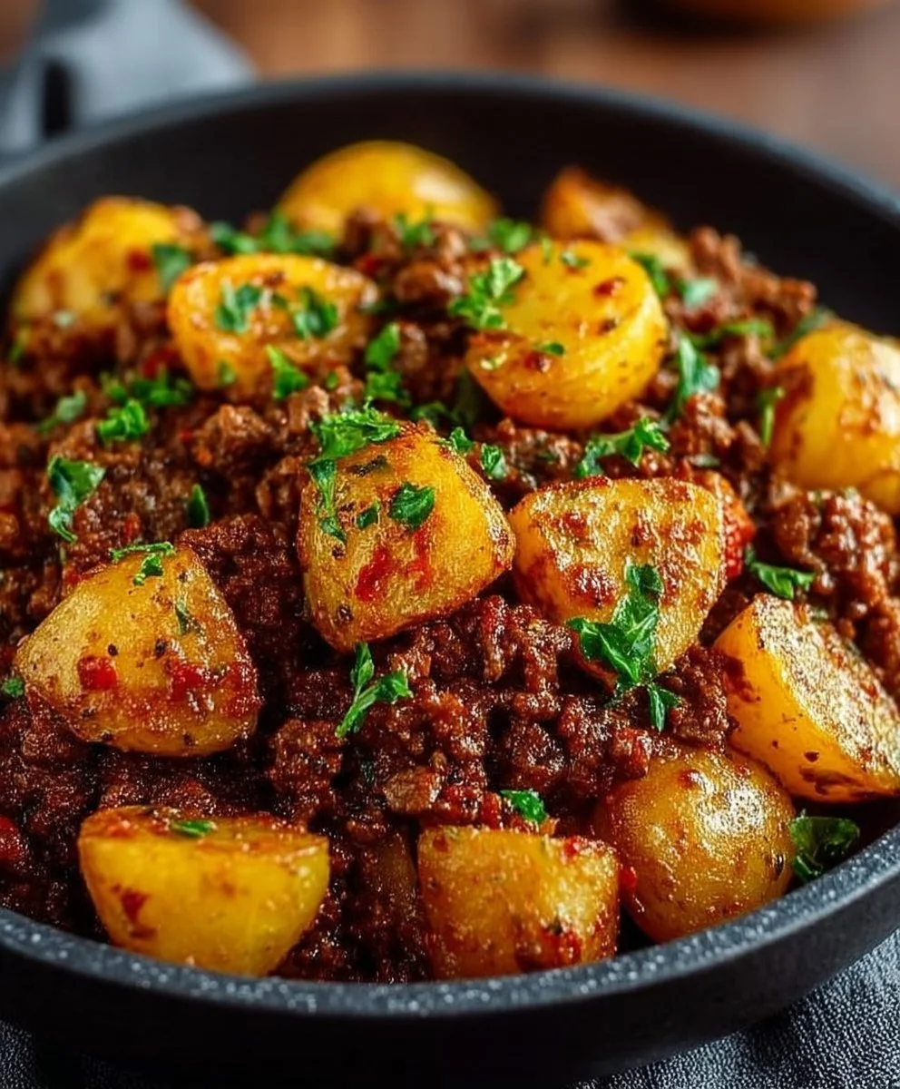Hearty Ground Beef and Potatoes
