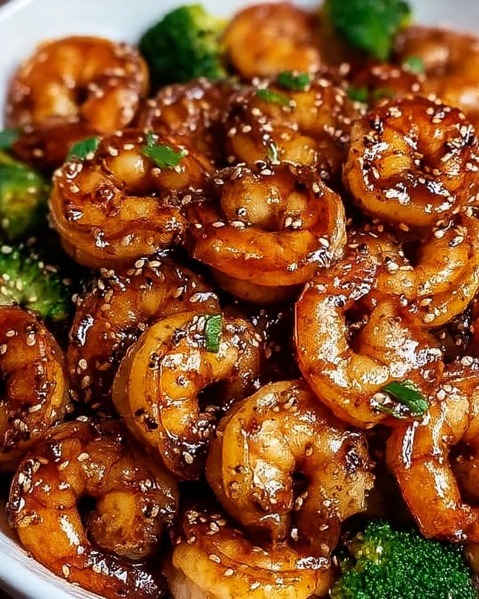 High-Protein Honey Garlic Shrimp