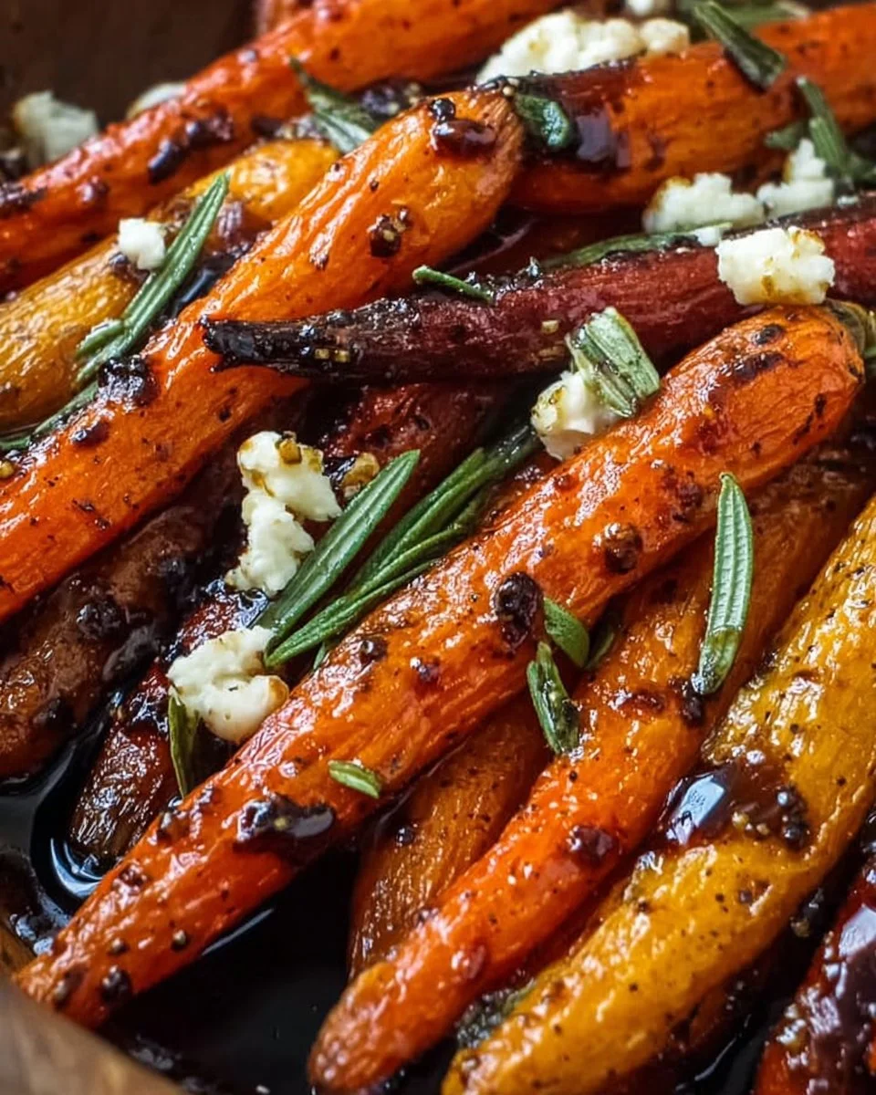 ❤️ Honey Balsamic Roasted Carrots: A Sweet & Savory Culinary Delight! 🥕🍯🔥