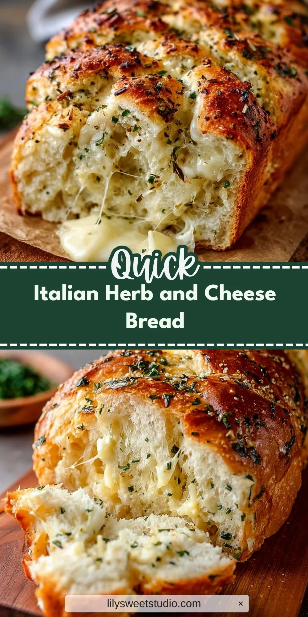 Italian Herb and Cheese Bread