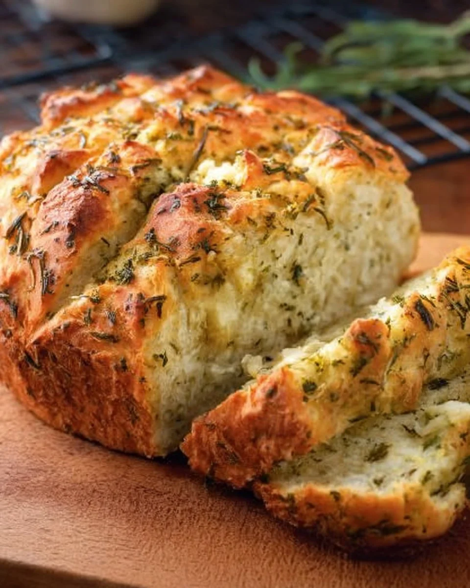 Italian Herbs and Cheese Bread