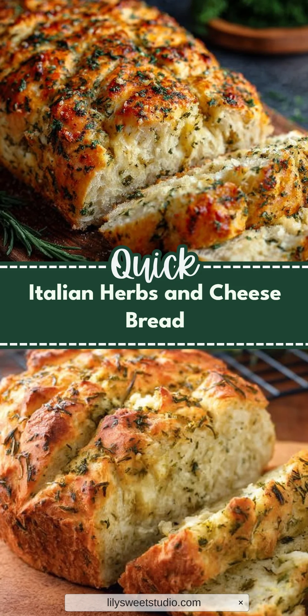 Italian Herbs and Cheese Bread