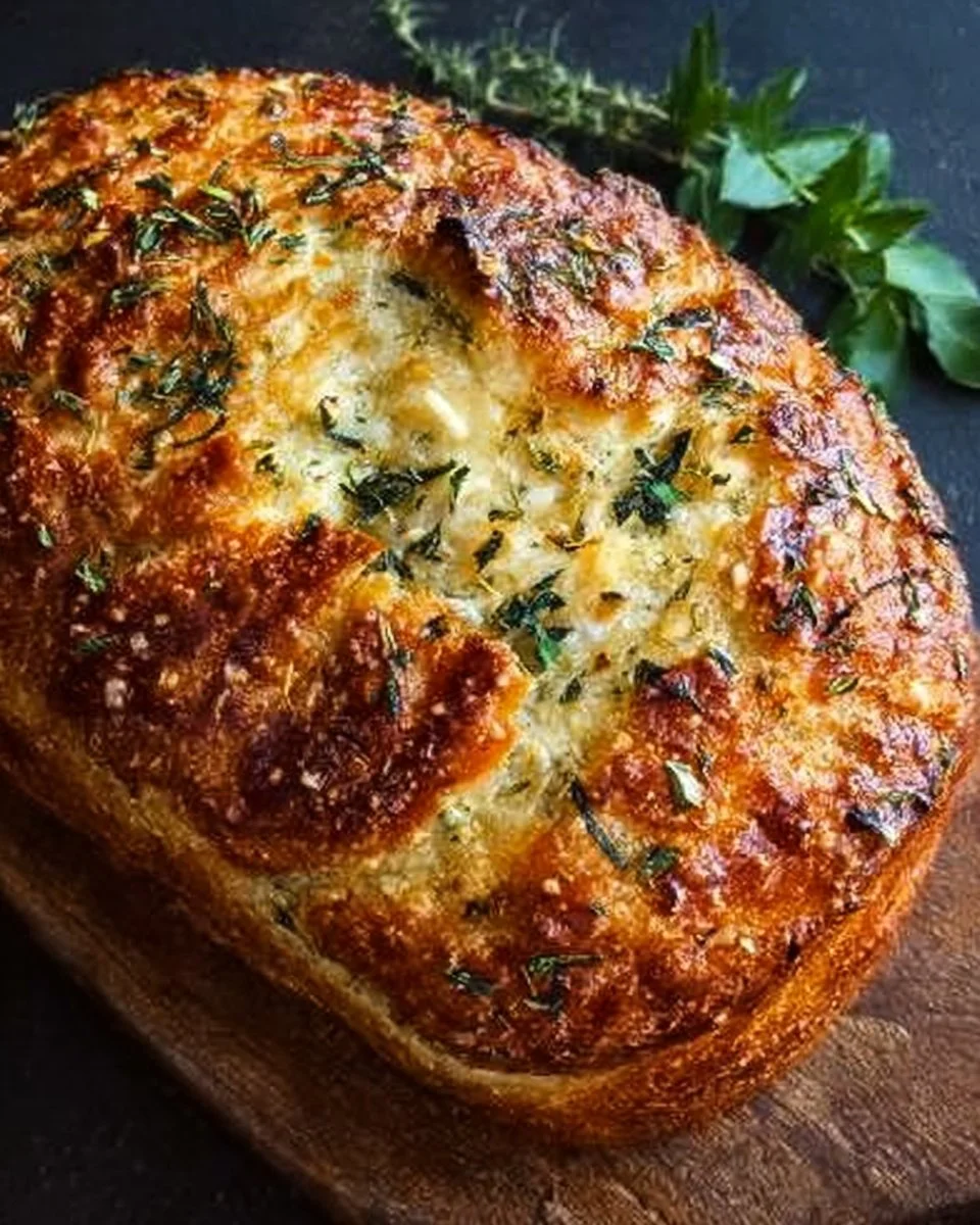 Italian Herbs and Cheese Bread