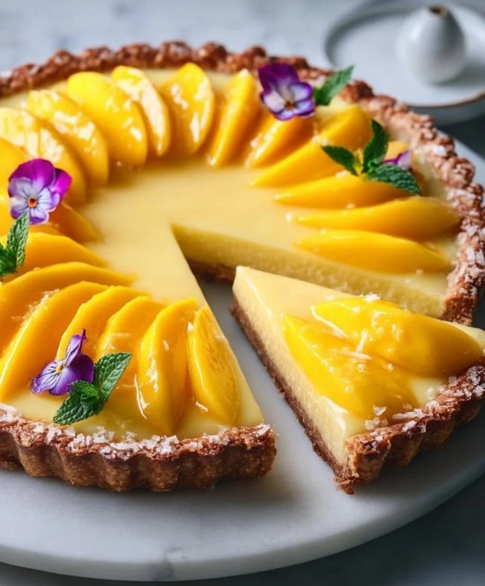 Mango Curd Tart