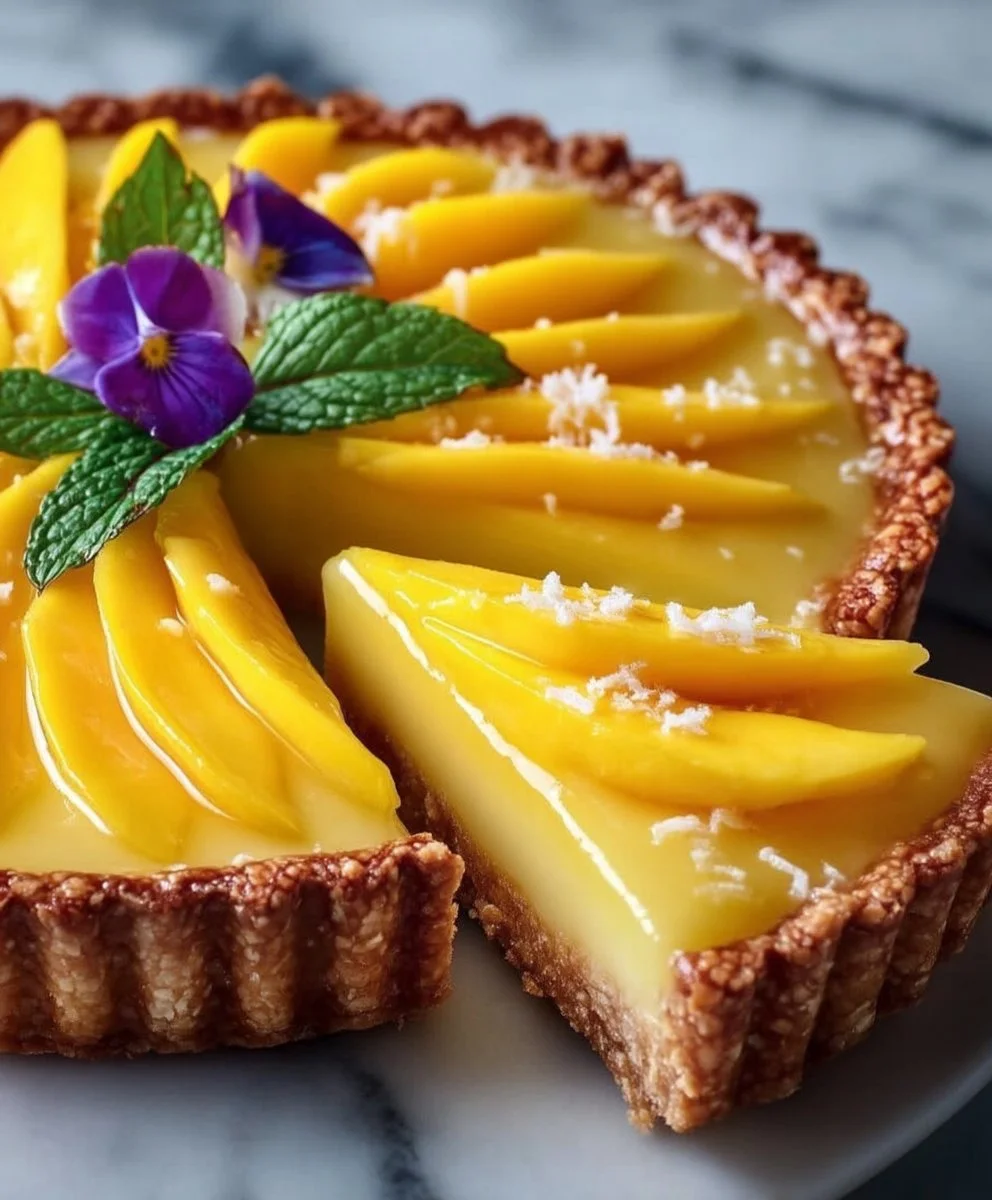 Mango Curd Tart