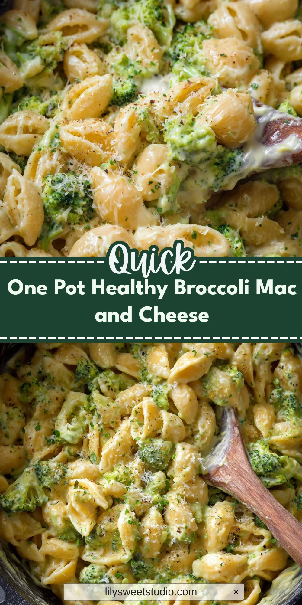 One Pot Healthy Broccoli Mac and Cheese