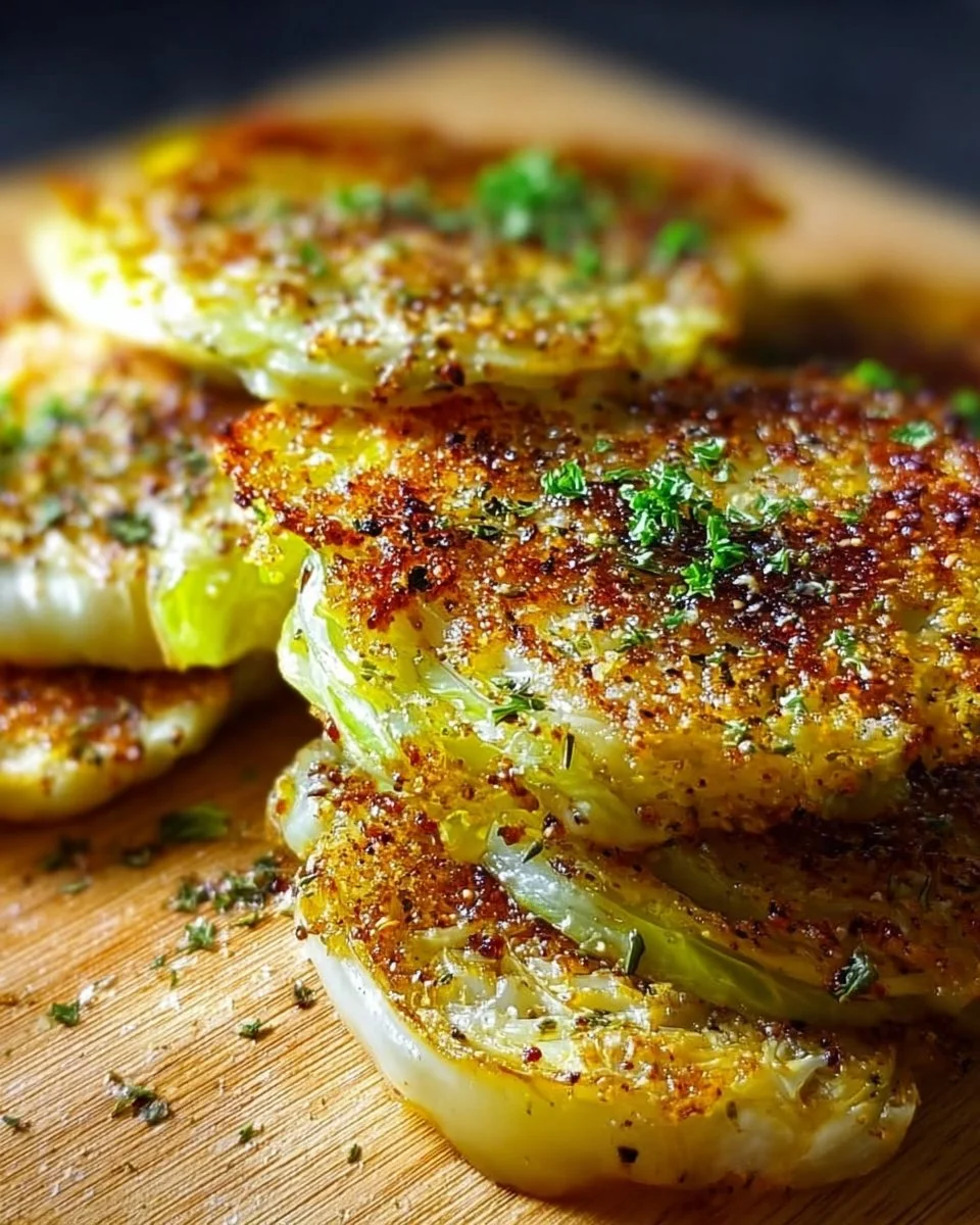 Parmesan Cabbage Steaks