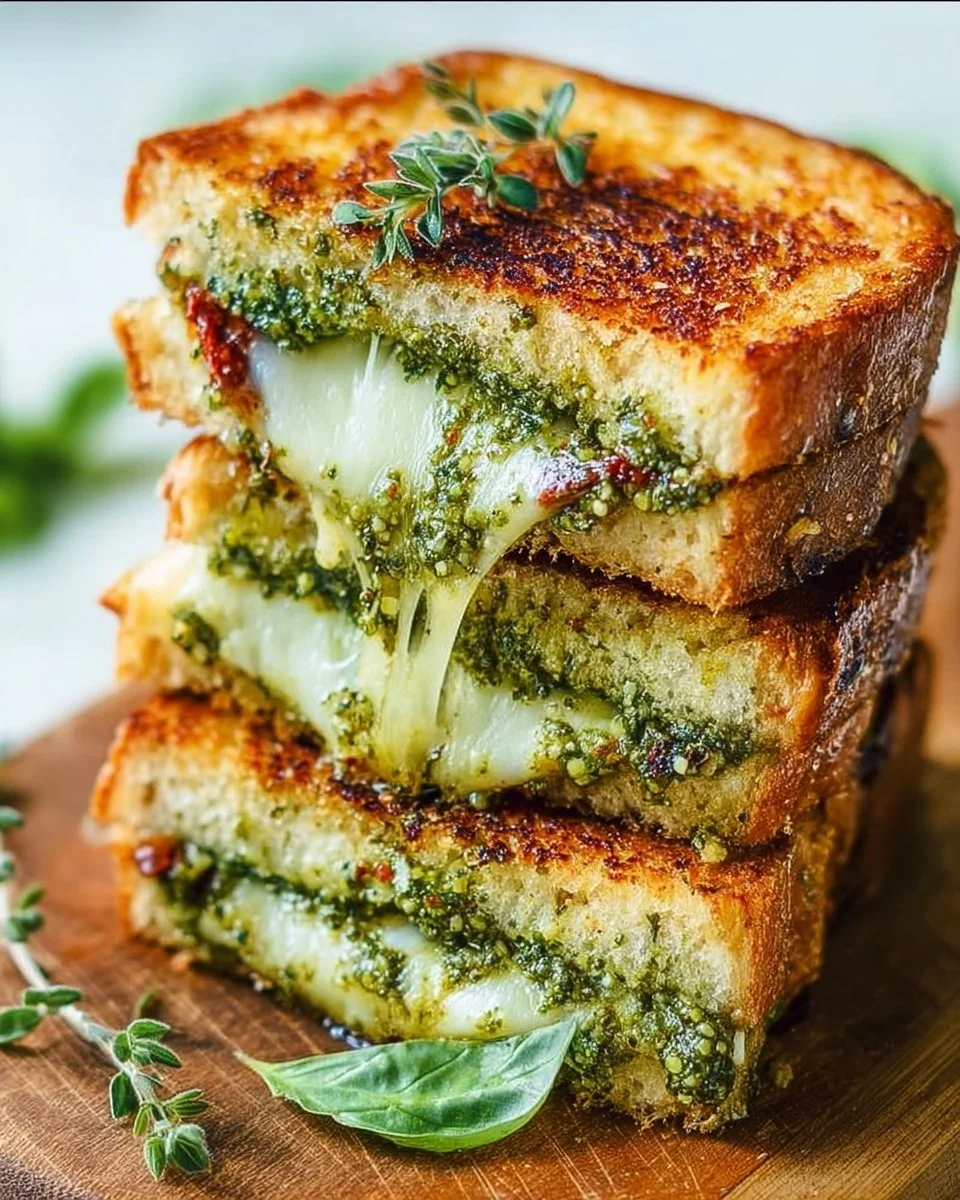 Pesto Grilled Cheese