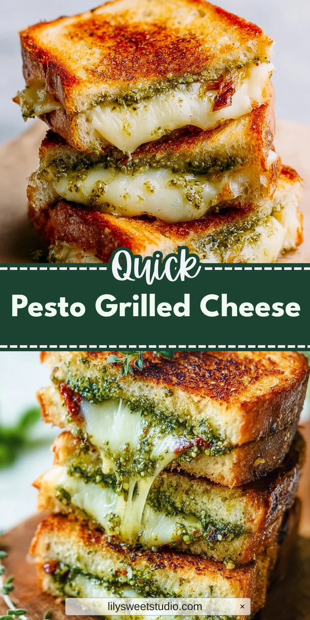 Pesto Grilled Cheese
