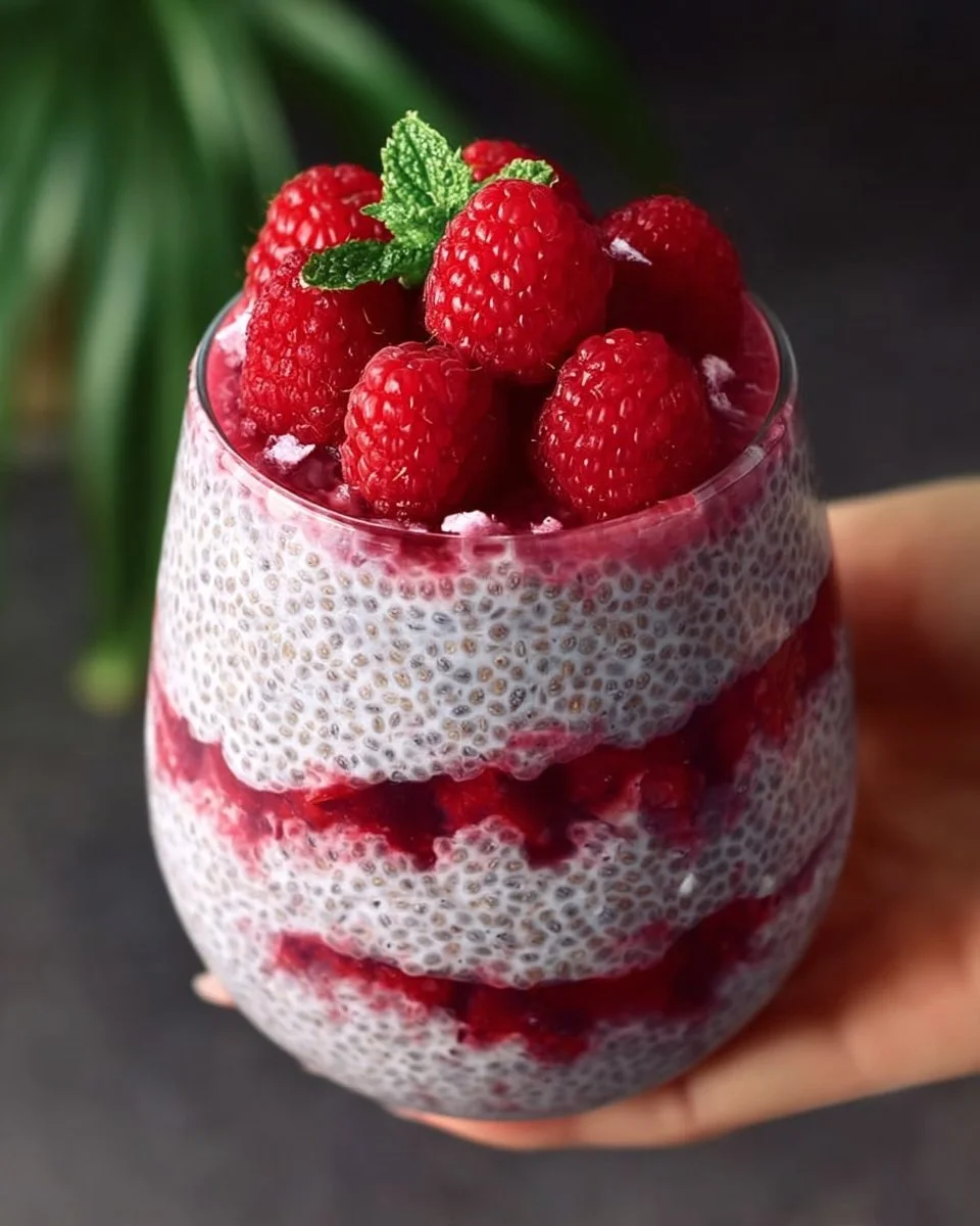 Raspberry Chia Pudding