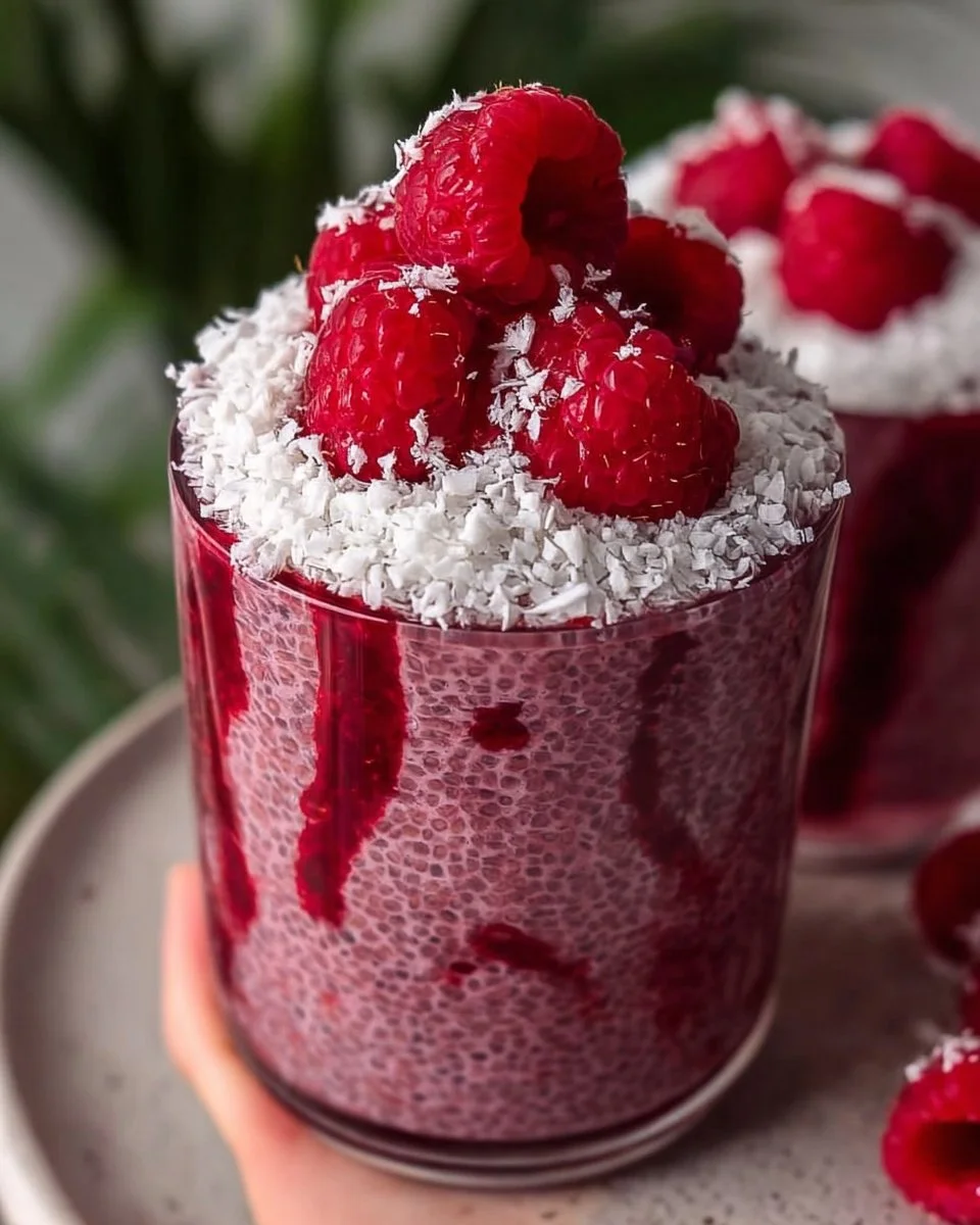 Raspberry Chia Pudding