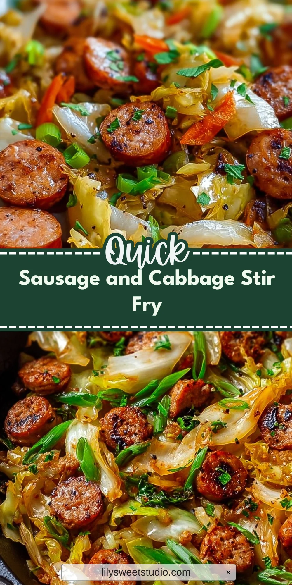 Sausage and Cabbage Stir Fry
