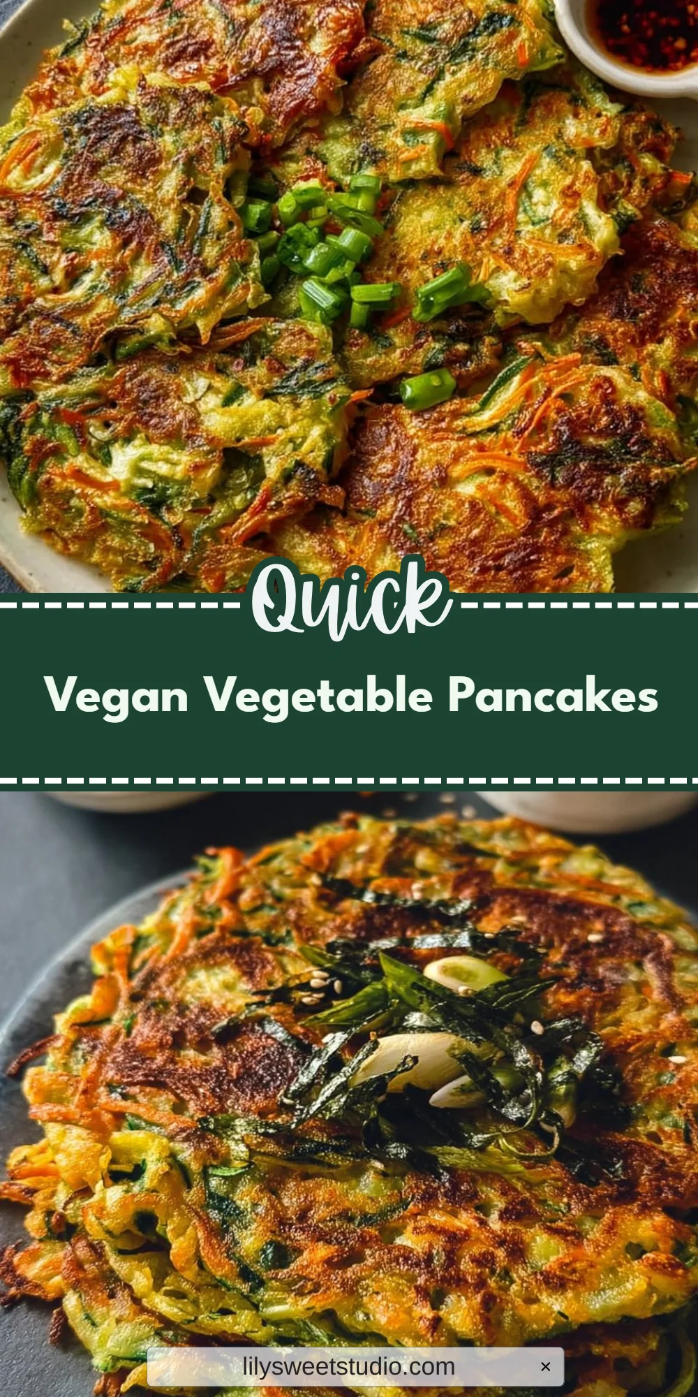 Vegan Vegetable Pancakes