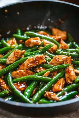Delicious String Bean Chicken Stir-fry in a colorful bowl