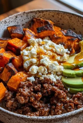 45g Protein Hot Honey Beef Bowl with sweet and spicy flavors