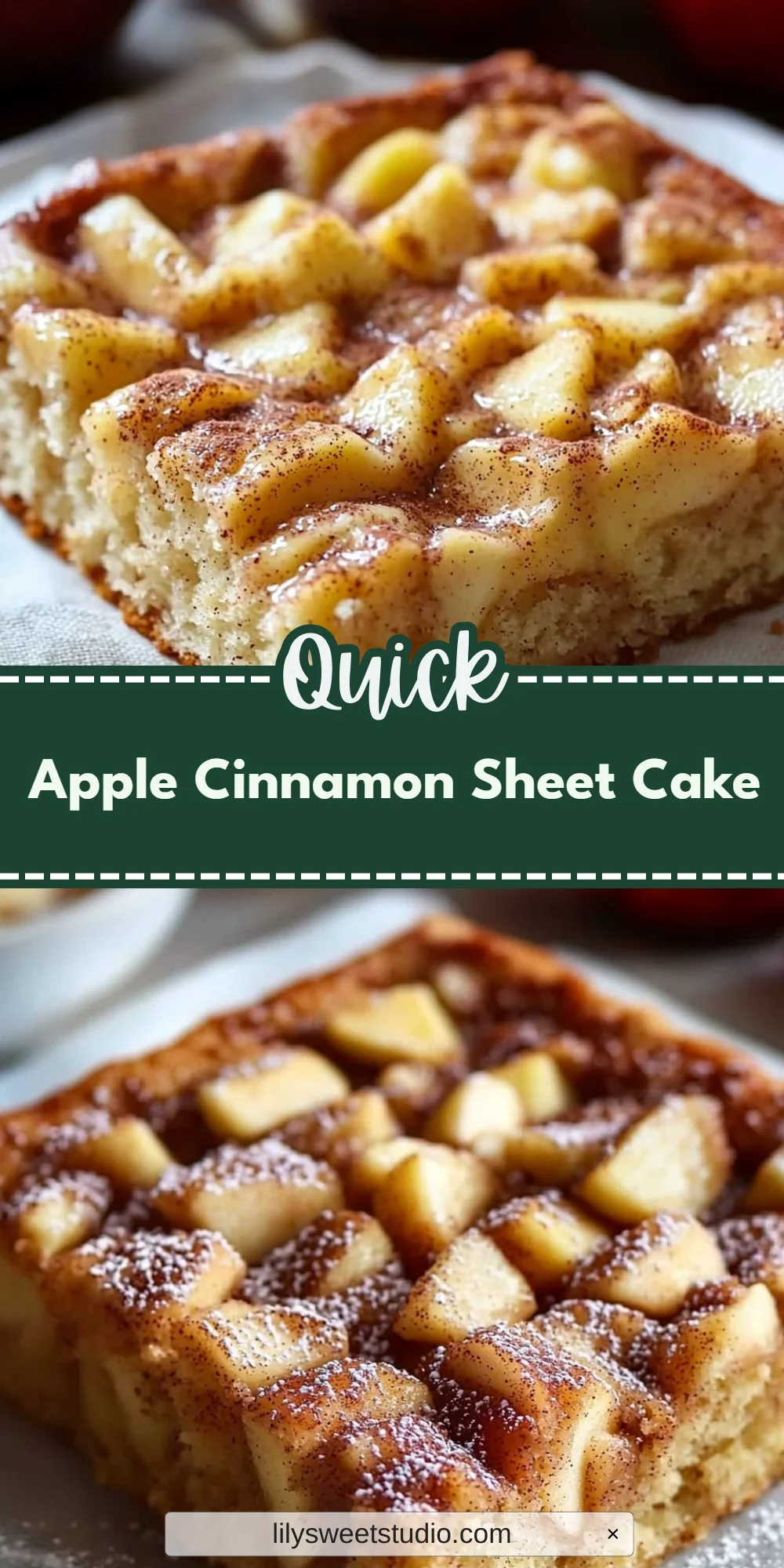 Apple Cinnamon Sheet Cake